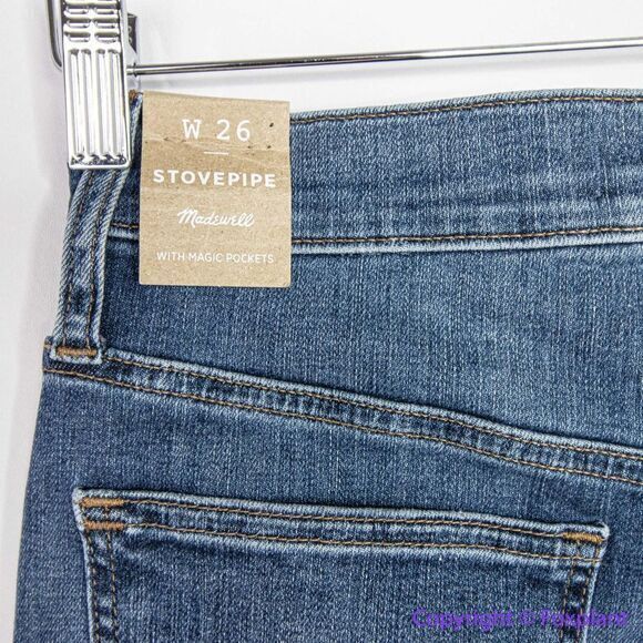 NEW Madewell‎ StovepipeJeans Antoine Wash, 26 - Picture 12 of 16